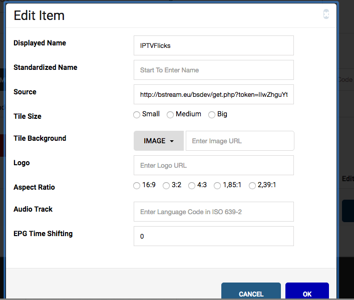 add m3u iptv